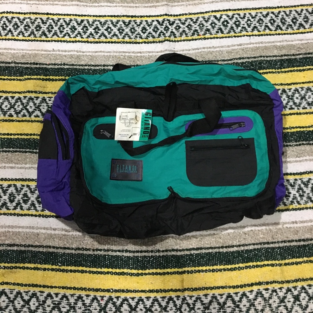 Gitano packable duffle bag vintage 90s